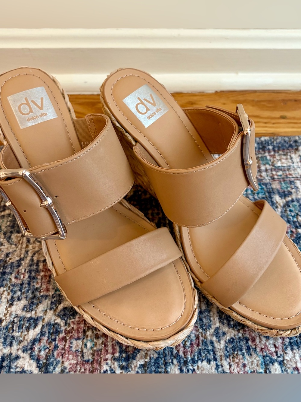 DV by Dolce Vita LeeLee Buckle Strap Espadrille Wedge Sandal